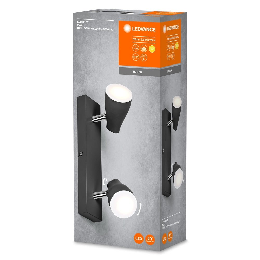 Oprawa LED GU10 8,60W Elastyczne Reflektory do Sufitu - eshop Ledvance PL 4058075826595 Oprawa LED GU10 8,60W Elastyczne Reflektory do Sufitu - eshop Ledvance PL 4058075826595