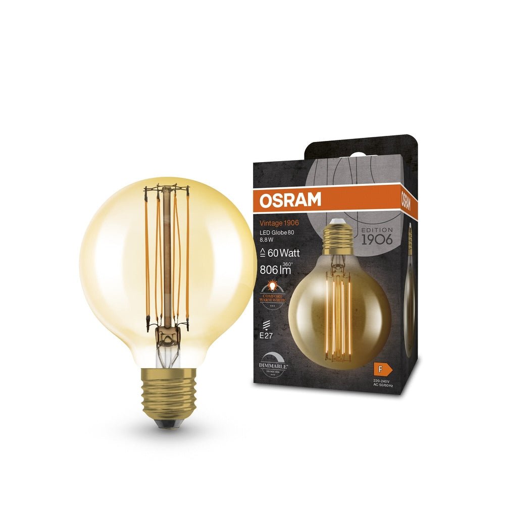 Ściemniana Lampa LED Vintage E27 8,8W 2200K 806lm - eshop Ledvance PL 4099854090943 Ściemniana Lampa LED Vintage E27 8,8W 2200K 806lm - eshop Ledvance PL 4099854090943