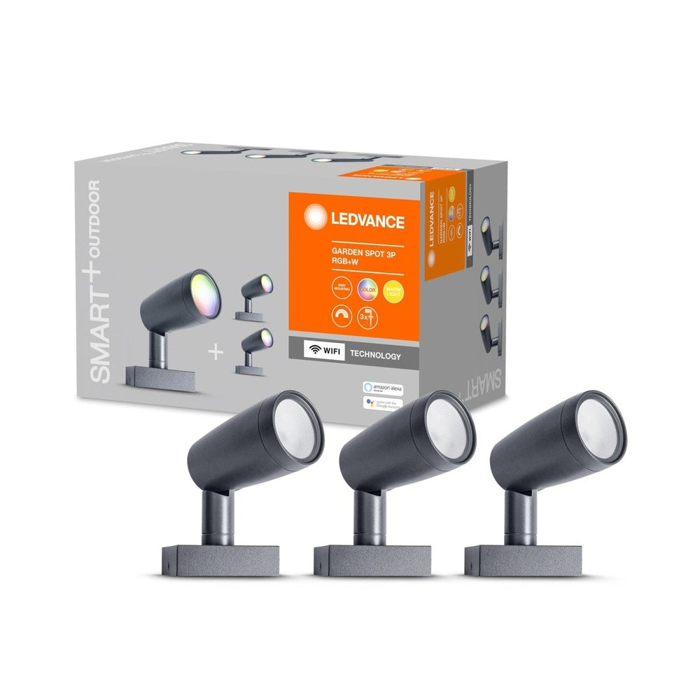 3x Inteligentne lampy ogrodowe typu downlight WiFi LED RGBW GARDEN 3 SPOT - eshop LEDVANCE 4058075478497 3x Inteligentne lampy ogrodowe typu downlight WiFi LED RGBW GARDEN 3 SPOT - eshop LEDVANCE 4058075478497