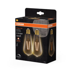 2 x Ściemnialna Lampa LED Vintage żarówka Edison E27 6,5W 2400K - Poland LEDVANCE e-shop 4058075754713
