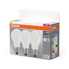 3 x lampa LED E27 11W 4000K 1521lm Klasyczna Dzienna - Poland LEDVANCE e-shop 4058075592537