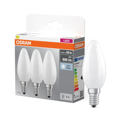 3 x lampa LED klasyczny krztałt świecowej E14 5,5W 4000K 806lm - Poland LEDVANCE e-shop 4058075592575