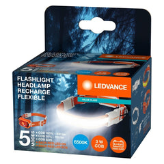 Akumulatorowa zewnętrzna LED latarka czołowa zimnobiała - eshop Ledvance PL 4099854175886