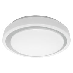 Lampa sufitowa LED WiFi ORBIS MOON GR 26W, SMART, okrągła, ściemnialna, regulowana biel, 380x380 mm