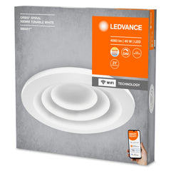 Lampa sufitowa LED WiFi ORBIS SPIRAL WHITE 40W, SMART, okrągła, regulowana biel, 500 mm