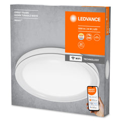 Lampa sufitowa LED WiFi ORBIS FRAME WHITE 34W, SMART, okrągła, regulowana biel, 500 mm