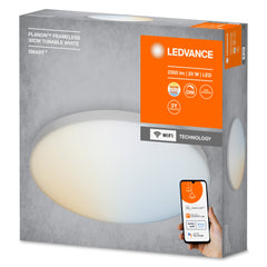 Panel LED WiFi PLANON FRAMELESS TW 20W, inteligentny, okrągły, ściemnialny, regulowana biel, 300x300 mm