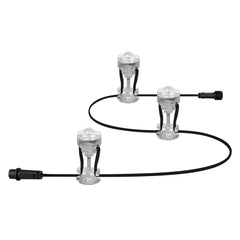 Słupek ogrodowy LED WiFi GARDEN DOT rozszerzenie 3 szt., 0,7W, inteligentny, punktowy, RGB