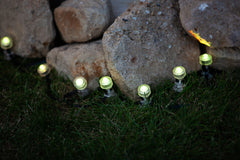 Słupek ogrodowy LED WiFi GARDEN DOT  2,5W, 9 szt., inteligentny, punktowy, RGB