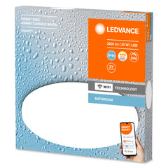 Lampa sufitowa LED WiFi ORBIS DISC 25W, SMART, do łazienki, okrągła, IP44, regulowana biel, 400 mm