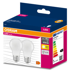 Żarówka LED OSRAMVALUE CLAS A 40  4.9 W/2700 K E27