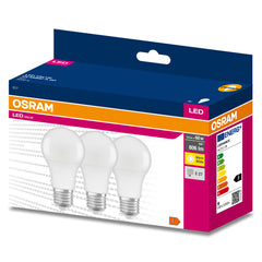 Żarówka LED OSRAMVALUE CLAS A 60  8 W/3000 K E27 3pak