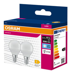 Żarówka LED OSRAMVALUE CLAS P 60  6.5 W/4000 K E14 neutralna 2pak