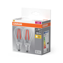 Żarówka LED E27 6,5W CLASSIC 2 szt. Fil, barwa ciepła