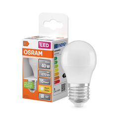 Żarówka LED OSRAM Star Classic P 40 4.9W 827 mat E27