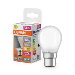 Żarówka LED OSRAM Superstar Plus P 60 Fil DIM 5.9W 927 mat B22d