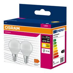 Żarówka LED OSRAMVALUE CLAS P 40  4.9 W/2700 K E14