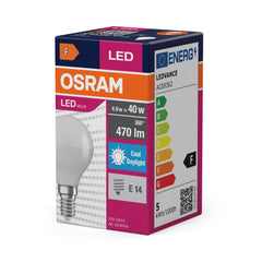 Żarówka LED OSRAMValue Classic P 40 4.9W 865 mat E14
