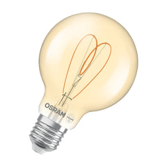 Żarówka LED OSRAM Vintage 1906 Globe 80 40 Heart Fil DIM 4.9W 922 E27