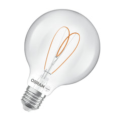Żarówka LED OSRAM Vintage 1906 Globe 95 60 Heart Fil DIM 7.2W 927 E27