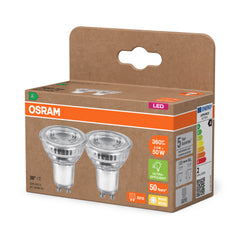 Żarówka LED OSRAMPAR16 50 36°  Klasa A2W 827 GU10