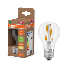 Żarówka LED OSRAM A 40 Fil Klasa A 827 Clear E27