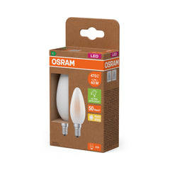 Żarówka LED OSRAM Classic B 40 Fil Klasa A 827 mat E14