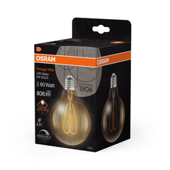 Żarówka LED OSRAM Vintage 1906 Globe 95 60 Heart Filament DIM 8W 922 Gold E27