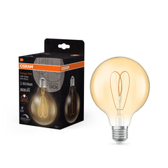 Żarówka LED OSRAM Vintage 1906 Globe 95 60 Heart Filament DIM 8W 922 Gold E27