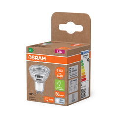 Żarówka LED OSRAMPAR16 51 100°  Klasa A3.4W 840 GU10