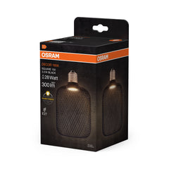 Żarówka LED OSRAM DECOR FLAT SQUARE 100 czarny 3.5W 827 mat E27