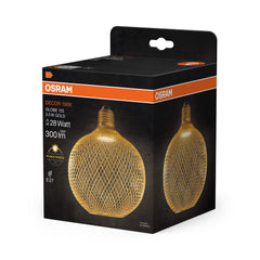 Żarówka LED OSRAM DECOR FLAT GLOBE 125 GOLD 3.5W 827 mat E27