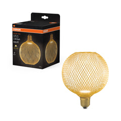 Żarówka LED OSRAM DECOR FLAT GLOBE 125 GOLD 3.5W 827 mat E27