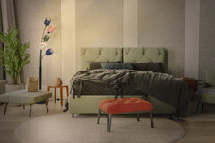 OSRAM Decor Felt Weaving Cans lampa podłogowa E14