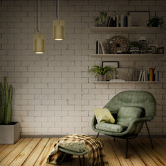 OSRAM Decor Mold lampa Wisząca 155 mm 1×E27 złota