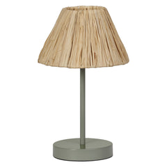 OSRAM Decor Raffia Lampa stołowa E27  zielona