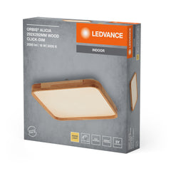 OSRAM Orbis Alicia 292X292MM 16W 830 Click DIM dekor drewno