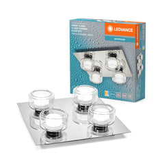 OSRAM Orbis Flame 4x5.5W Click CCT IP44 chrom