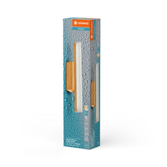 OSRAM Orbis Mirror 40CM Click CCT DIM IP44 dekor drewno