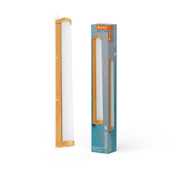 OSRAM Obris Tube Frost Glass Click CCT DIM IP44 dekor drewno