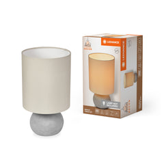 OSRAM Decor Impact lampa stołowa 1×E27 beżowo-szara