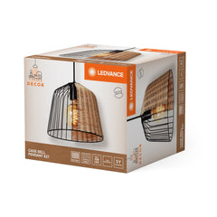 OSRAM Decor Cage Bell Pendant E27 Black