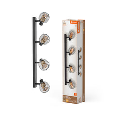 OSRAM Decor Spot Firefly 4x2.8W 827 E14 czarny matowy