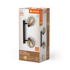 OSRAM Decor Spot Firefly 2x2.8W 827 E14 czarny połysk