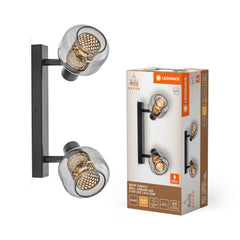 OSRAM Decor Spot Firefly 2x2.8W 827 E14 czarny połysk