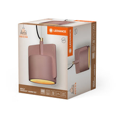 OSRAM Decor Mold lampa Wisząca 190 mm 1×E27 różowa