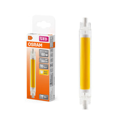 Żarówka LED OSRAMSlim Line 118 60 8W 827 Glas R7s