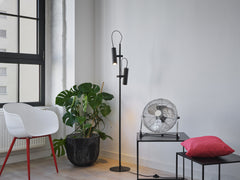 OSRAM Decor Drums Lampa  stojąca 2xGU10 czarna