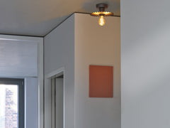 OSRAM Decor Plisse Plafon E 27 ciemny szary
