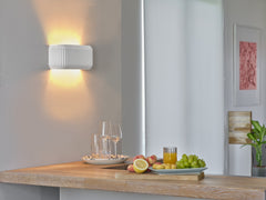 OSRAM Decor Plaster Routes Kinkiet 330 2X E27 biały
